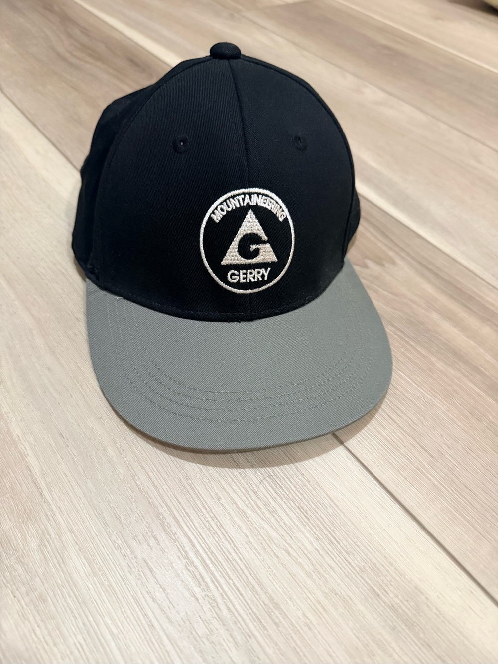 Gerry Weber Black Cap with Gray Brim and White Logo
